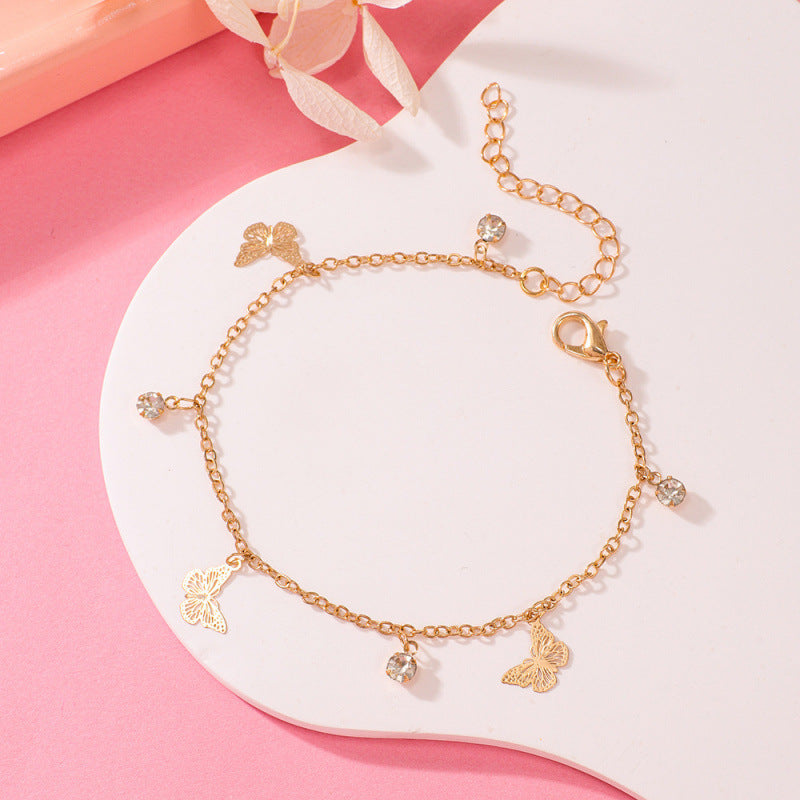 Butterfly Charm Anklet Stornfield