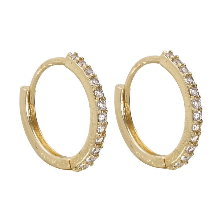 Sleek Curved Huggie Earrings Stornfield
