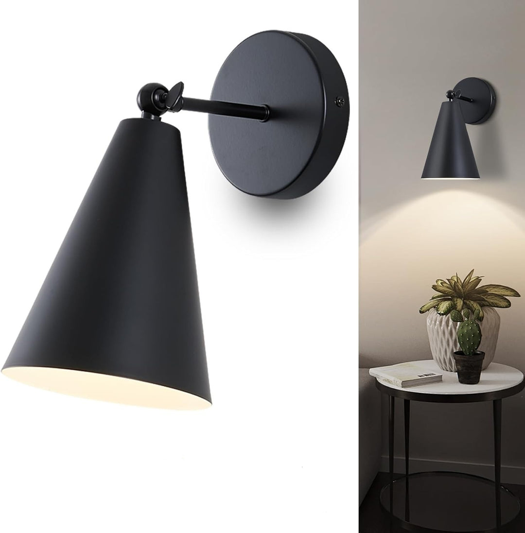 Vintage Cone Wall Light Fixture