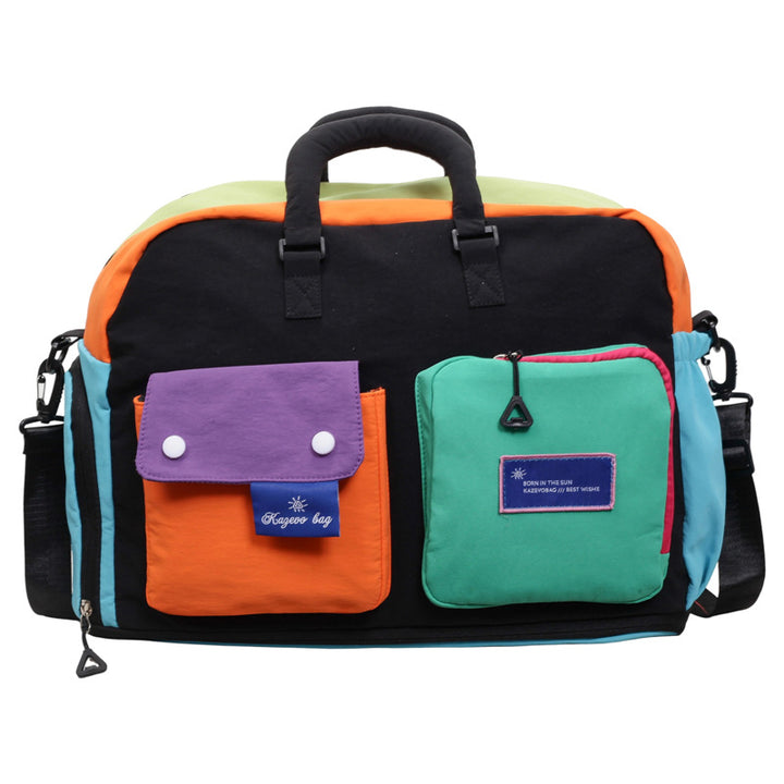 Colorful Multi-Pocket Messenger Bag Stornfield