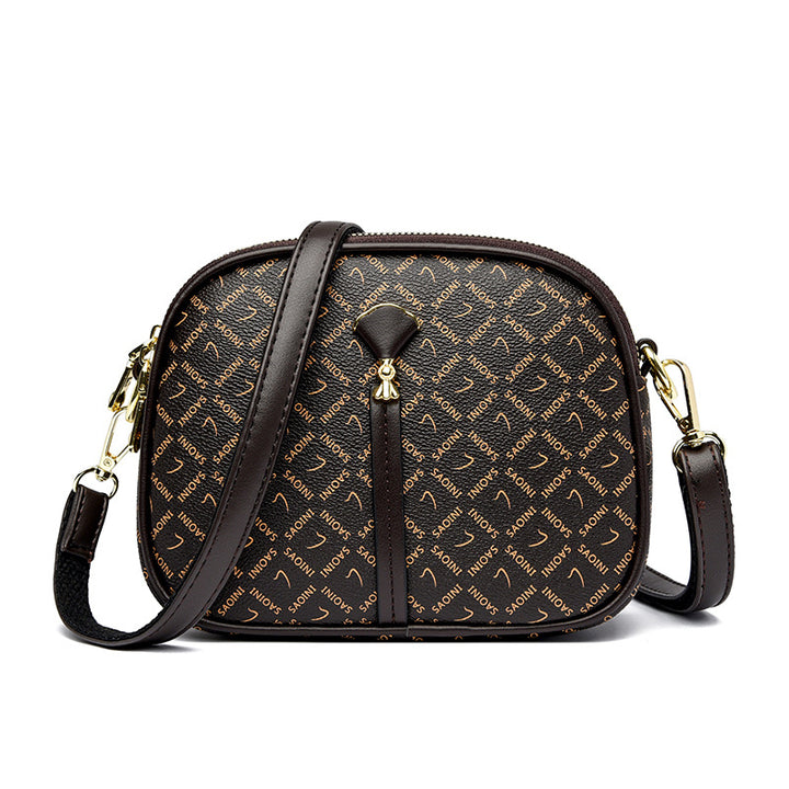 Elegant Textured Crossbody Handbag