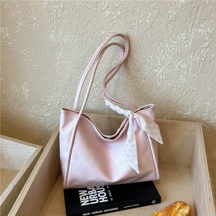 Stylish Bow-Accent Handheld Bag