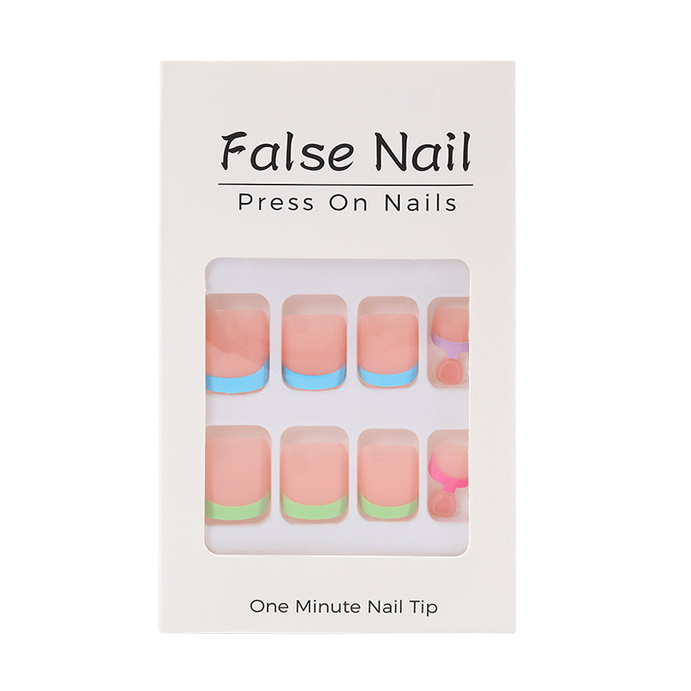 Creative nail set with colorful artificial nails Stornfield