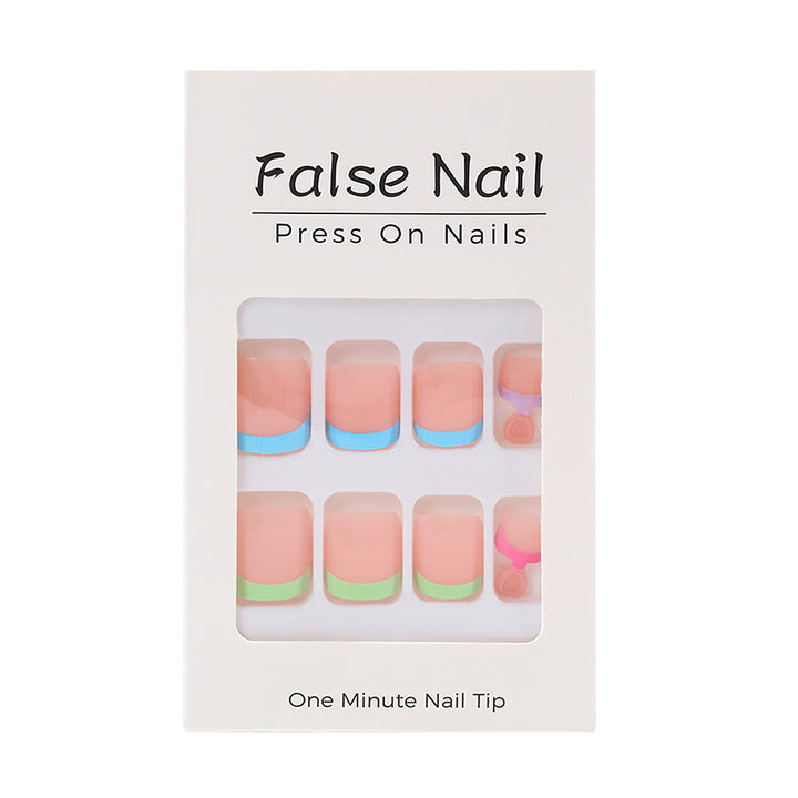 Creative nail set with colorful artificial nails Stornfield