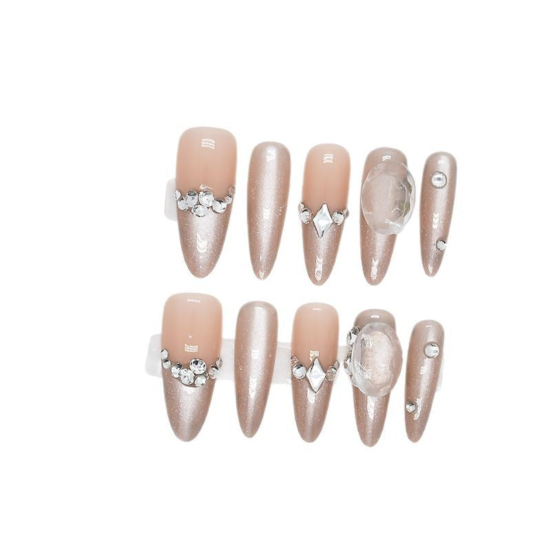 Luxury Decorative Press-On Nail Art Stornfield