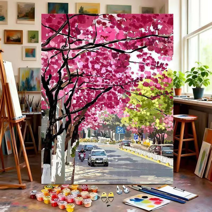 Artistic Landscape Canvas Painting Kit Stornfield