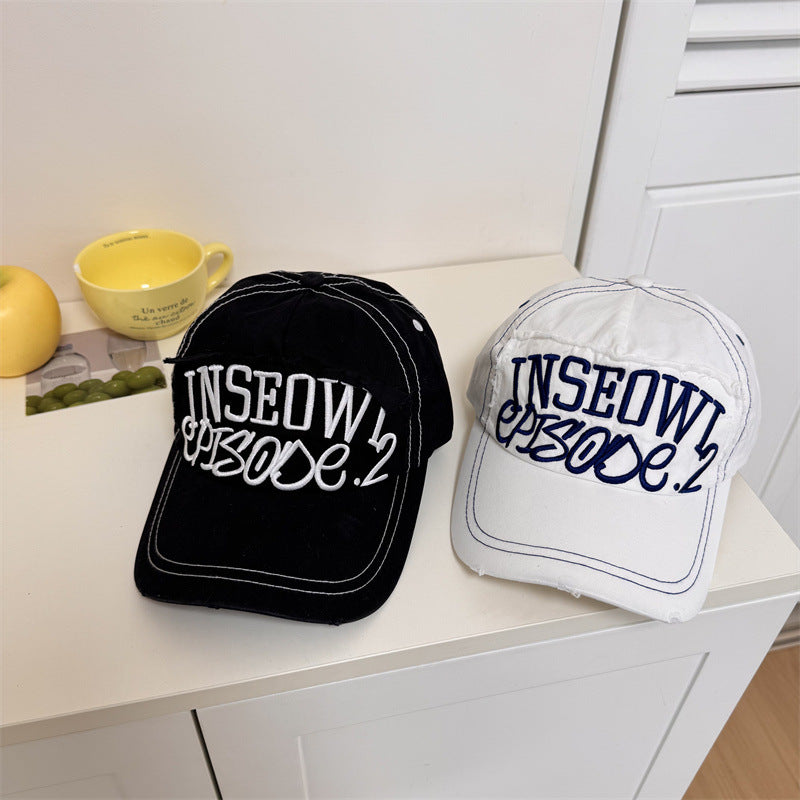 Men's Distressed Casual Graphic Baseball Cap Stornfield