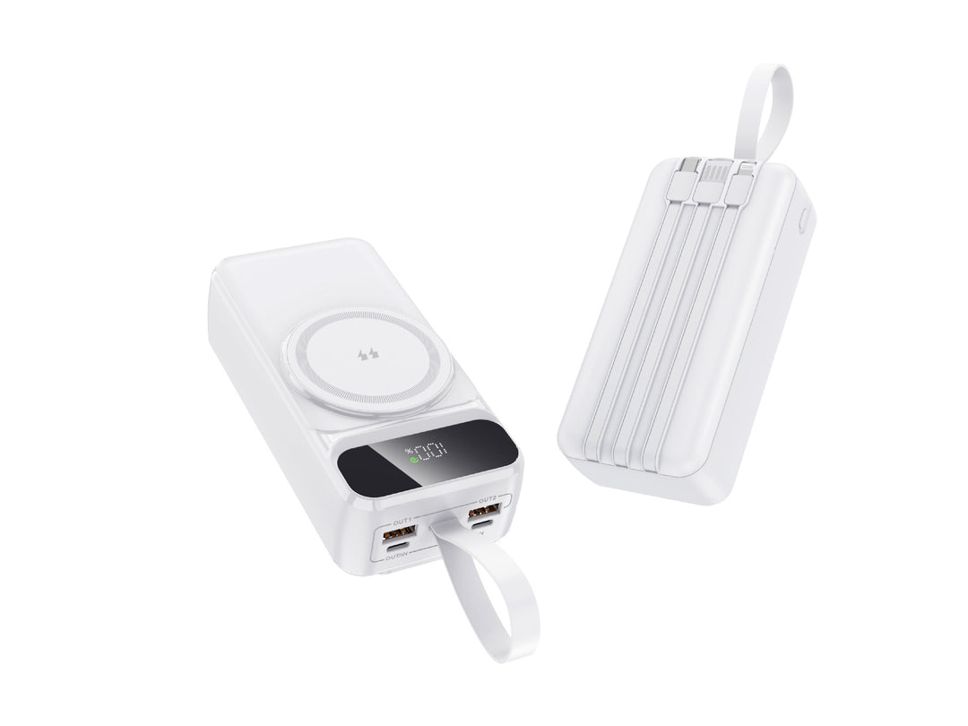 Portable Wireless Powerbank with Intelligent Charging Management and Digital Display Stornfield