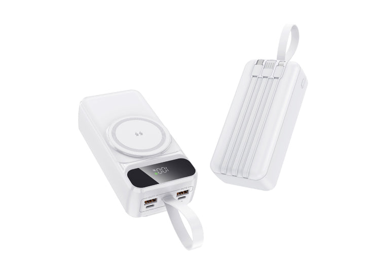 Portable Wireless Powerbank with Intelligent Charging Management and Digital Display Stornfield