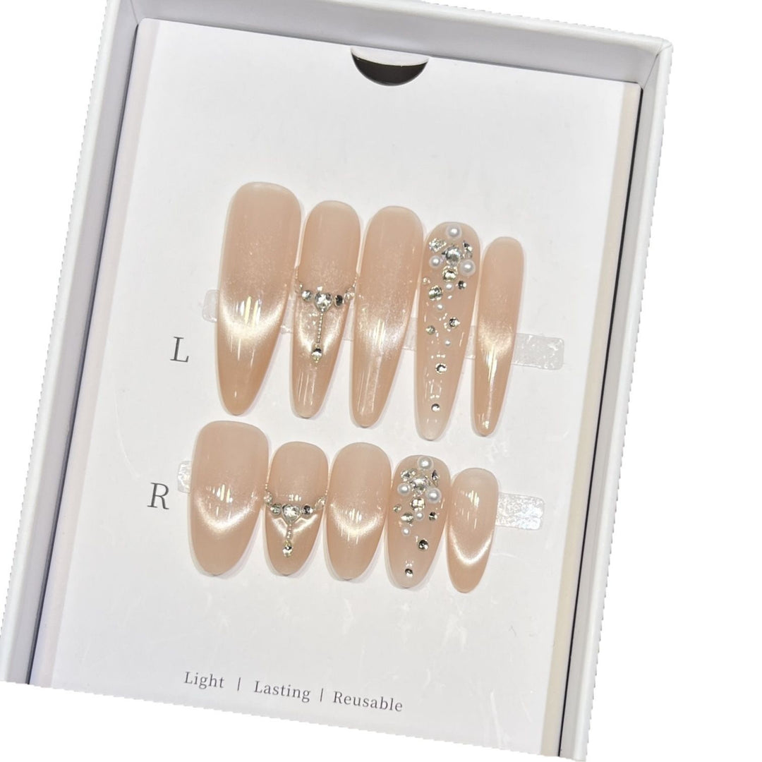 Decorative Press-On Nail Set Stornfield