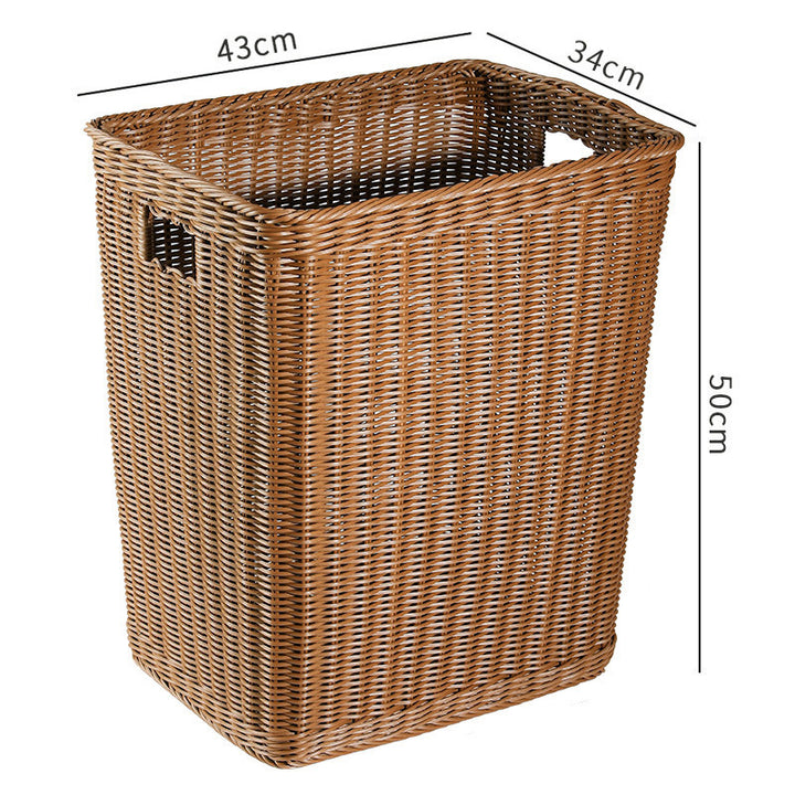 Rustic Woven Laundry Hamper Stornfield