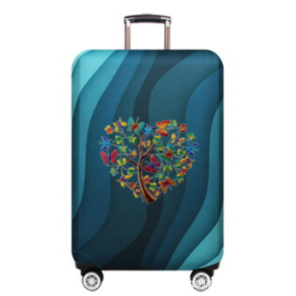Women's Hard Shell Suitcase with Fashionable Butterfly Design Stornfield