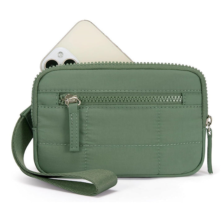 Practical wrist bag with zipper pockets Stornfield