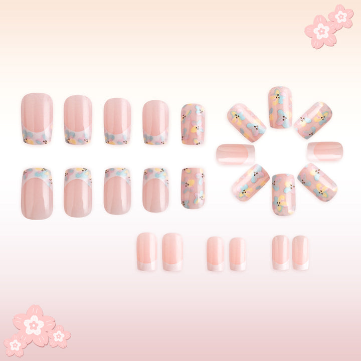 Floral Design Press-On Nails Stornfield
