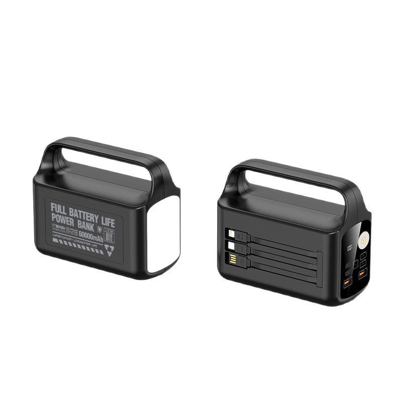 Portable power bank with LED lamp and multifunctional fast charger Stornfield