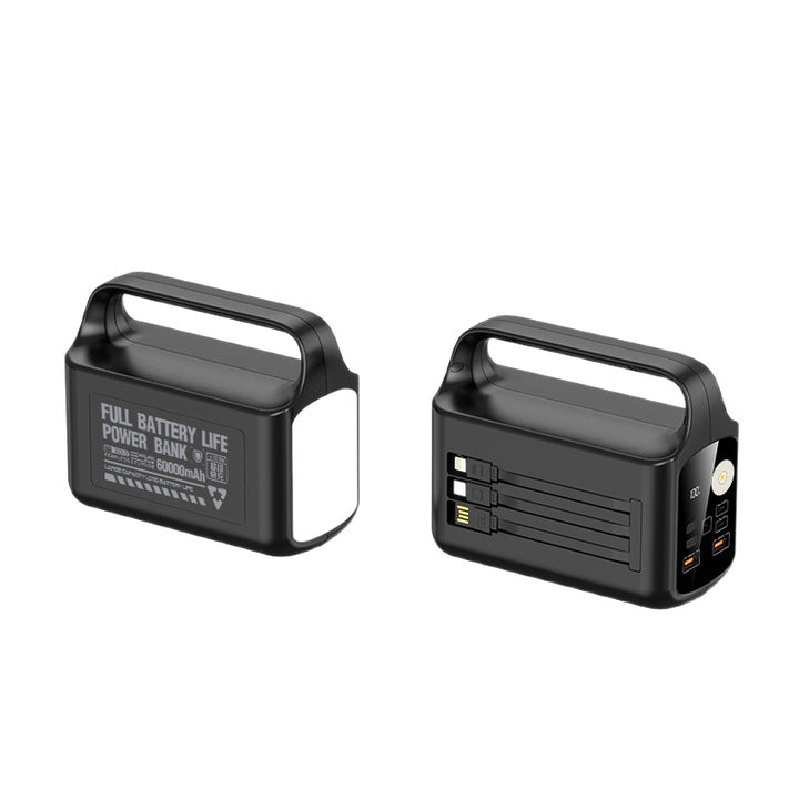 Portable power bank with LED lamp and multifunctional fast charger Stornfield