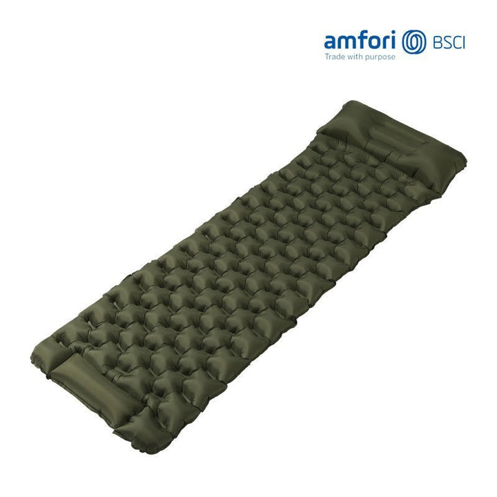 ultralight packable inflatable camping sleeping pad with ergonomic air-cell support Stornfield