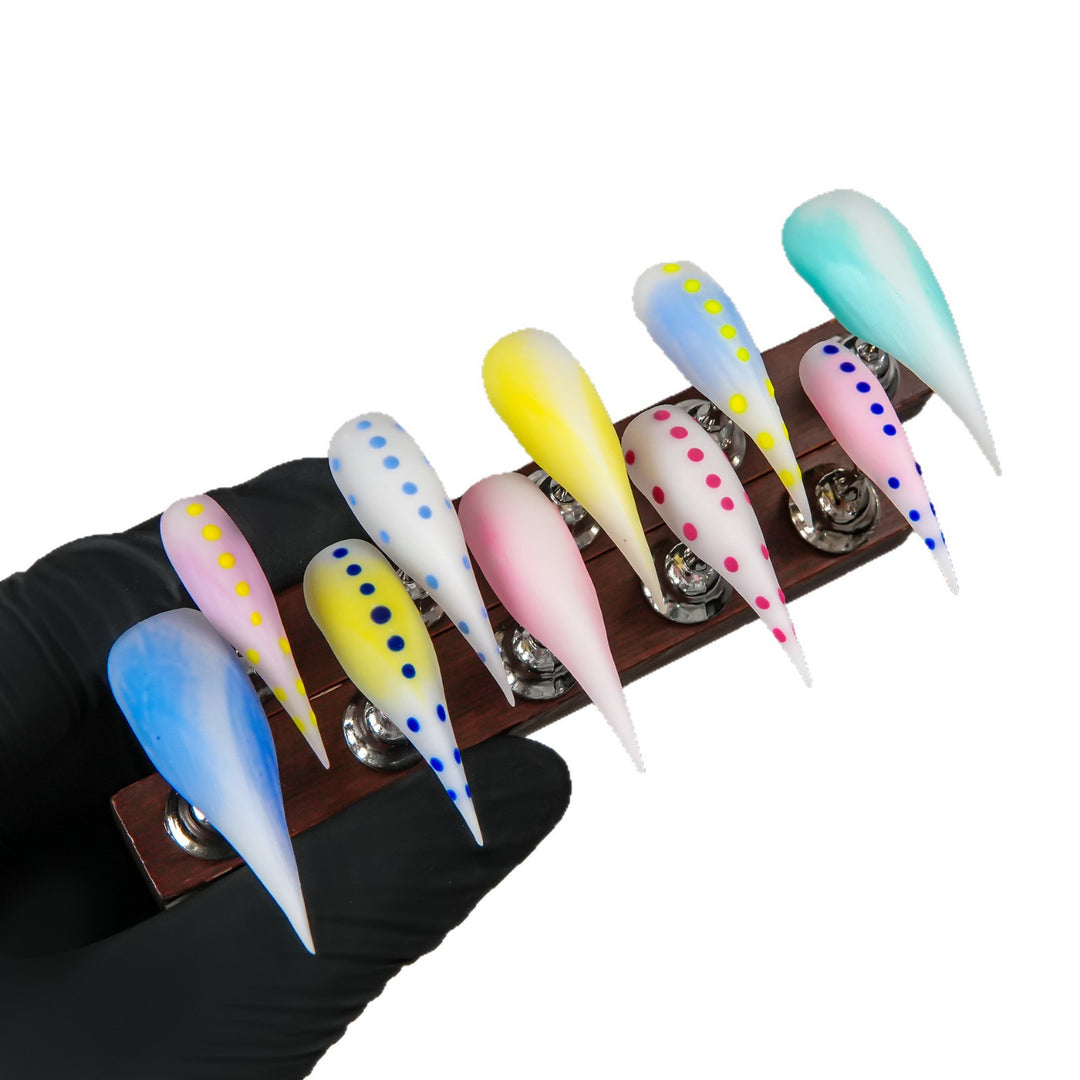 Artistic Stiletto Press-On Nail Design Set