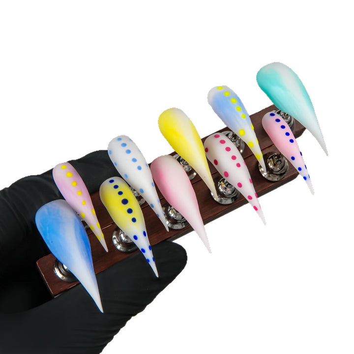 Artistic Stiletto Press-On Nail Design Set