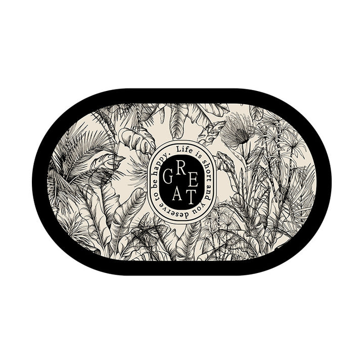 Botanical Patterned Area Mat
