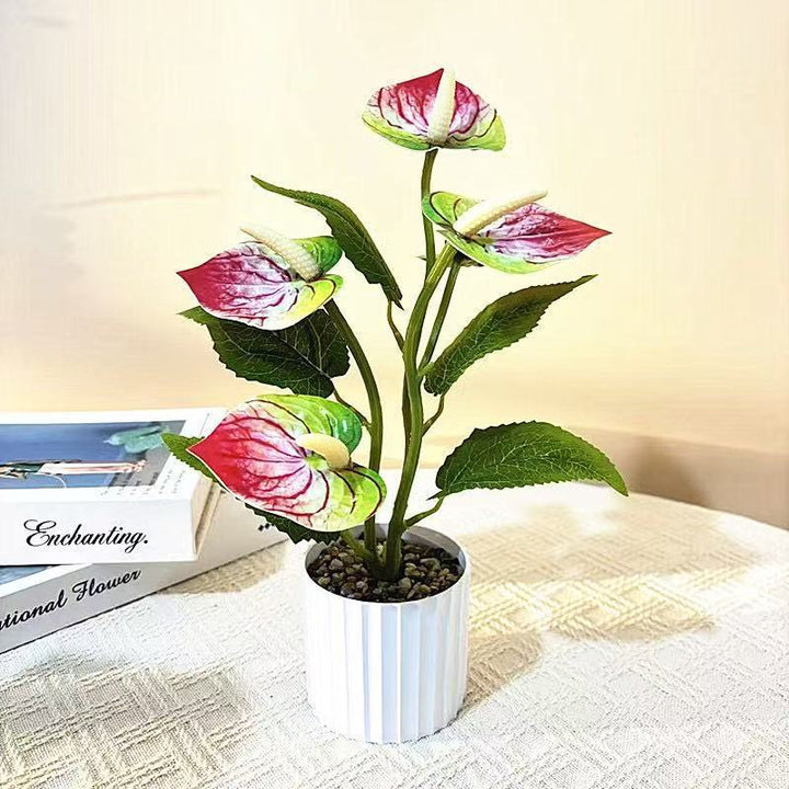 Artificial Orchid Plant Arrangement 1790480743 Home Decor