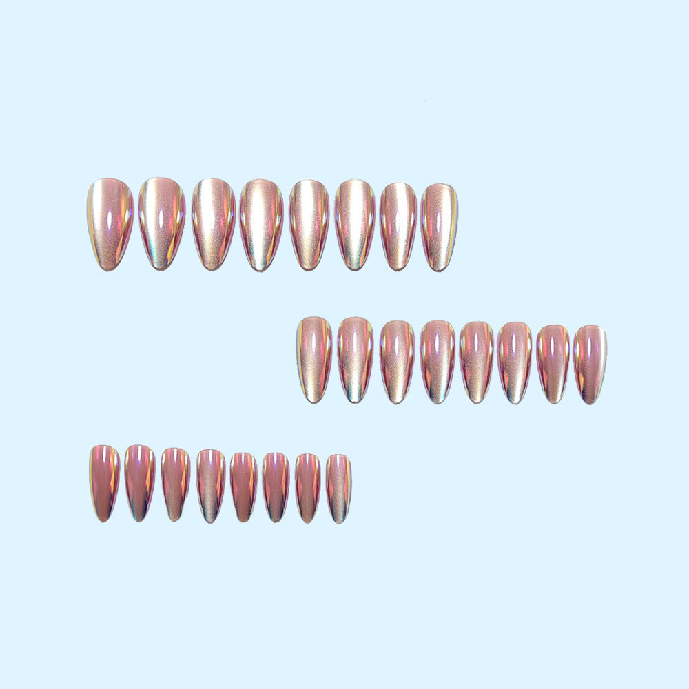 High-gloss artificial nails with elegant gradient Stornfield