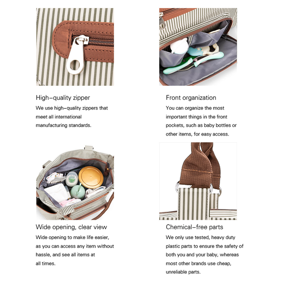 Stylish diaper bag set Stornfield