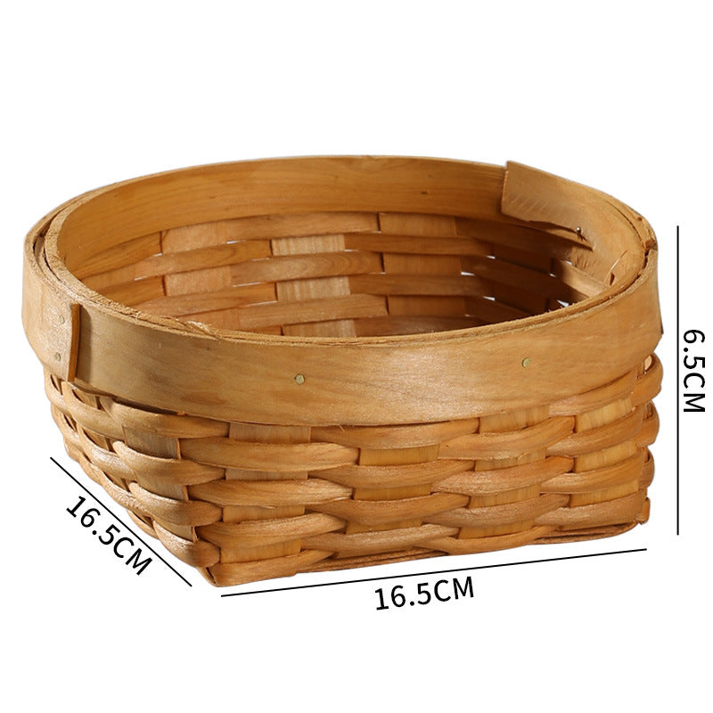 Unisex Round Storage Bowl made of natural wicker Stornfield