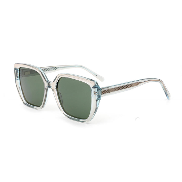 Women's sunglasses with fashionable, multifaceted frame and UV protection Stornfield