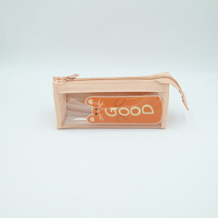 Creative Cartoon Zippered Pencil Case