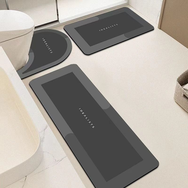 Modern Minimalist Bathroom Mat Set Stornfield