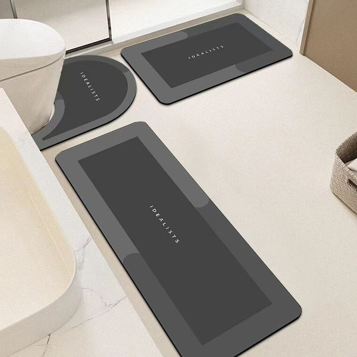 Modern Minimalist Bathroom Mat Set Stornfield