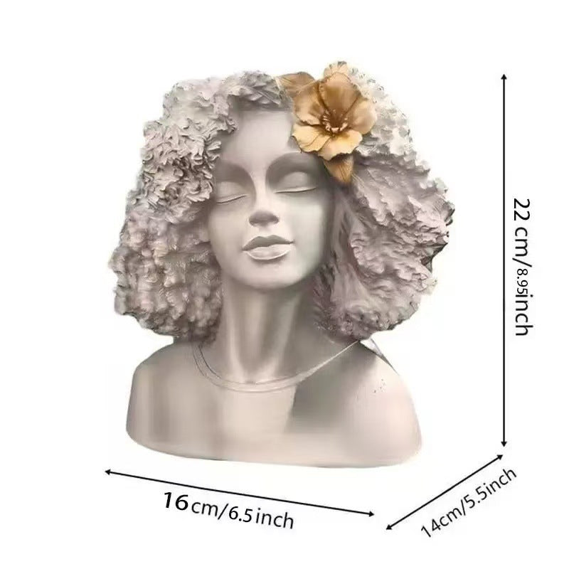 Decorative bust with African motif Stornfield