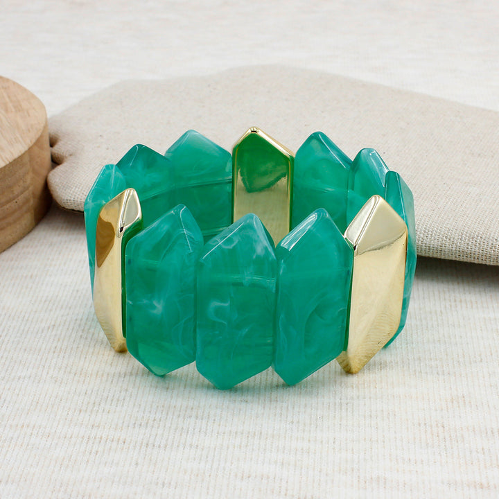Geometric Resin Bracelet Stornfield