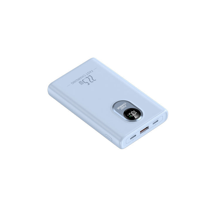Portable power bank with integrated multi-charging cable and digital display Stornfield