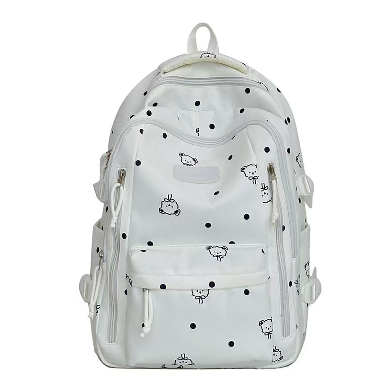Cute Polka Dot Print Backpack Stornfield