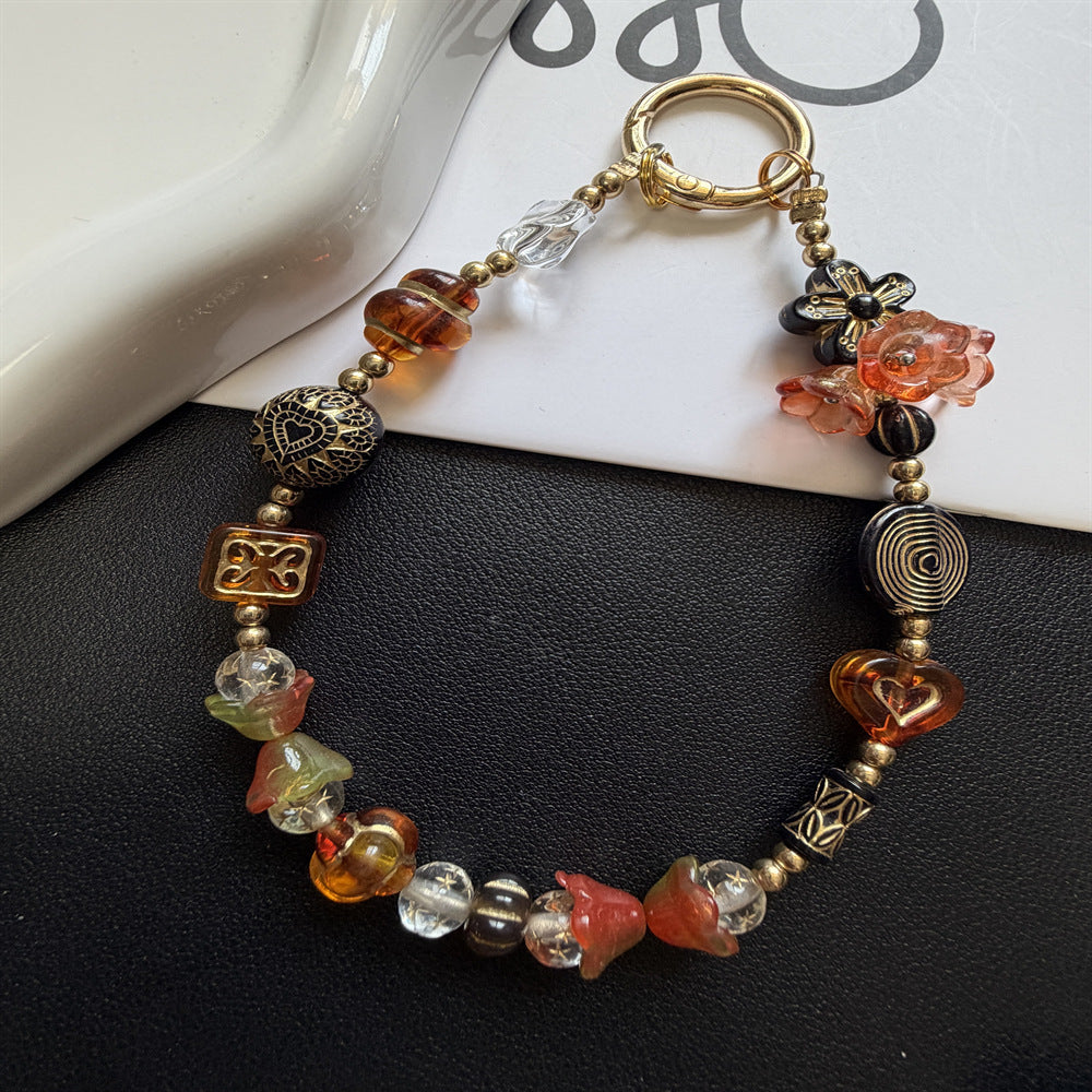 Artistic Beaded Charm Keychain Stornfield