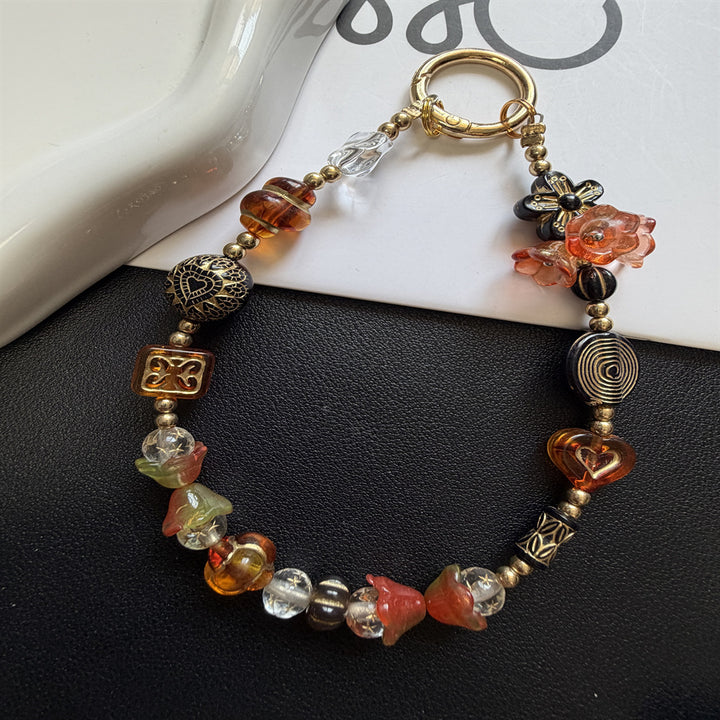 Artistic Beaded Charm Keychain Stornfield