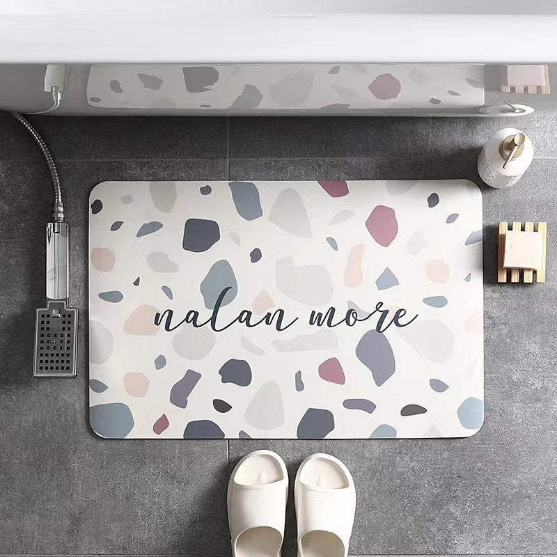 Abstract Landscape Bath Mat Stornfield