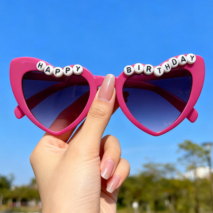 Fun Themed Heart-Shaped Sunglasses Stornfield
