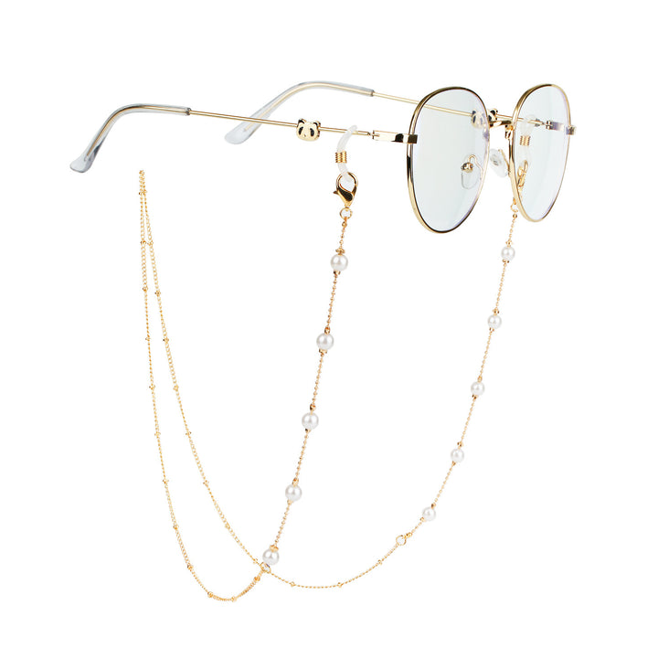 Elegant Glasses Chain with Pearls and Accents Stornfield