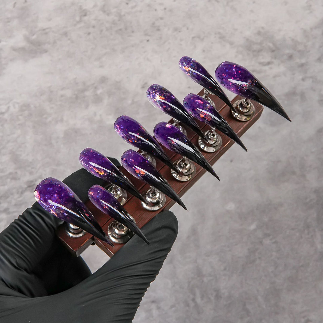 Artistic Long Stiletto Press-On Nails