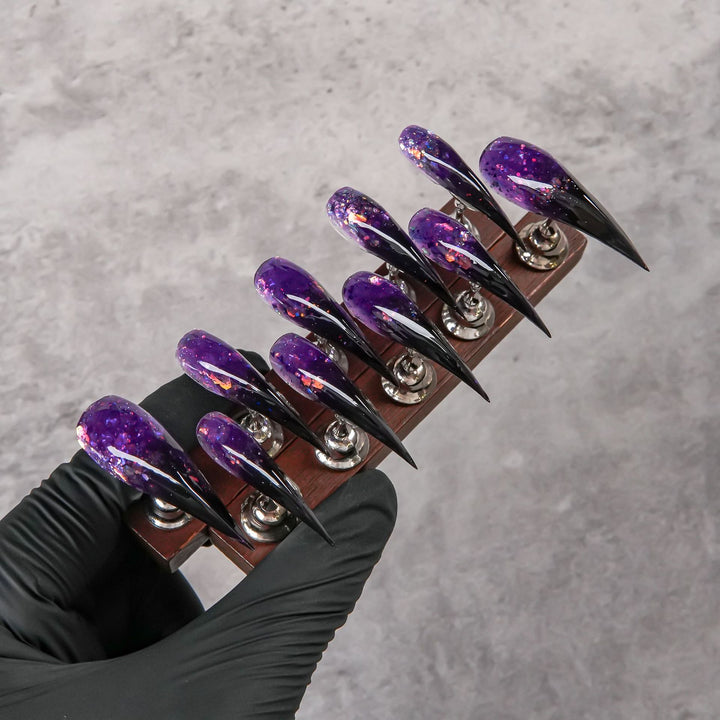 Artistic Long Stiletto Press-On Nails