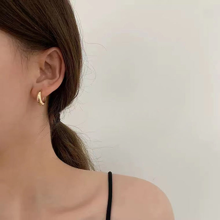 Fashionable hoop earrings with sleek design Stornfield