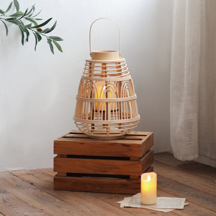 Handcrafted Rattan Lantern Stornfield