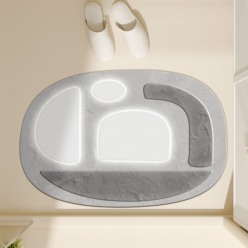 Modern Abstract Bath Mat