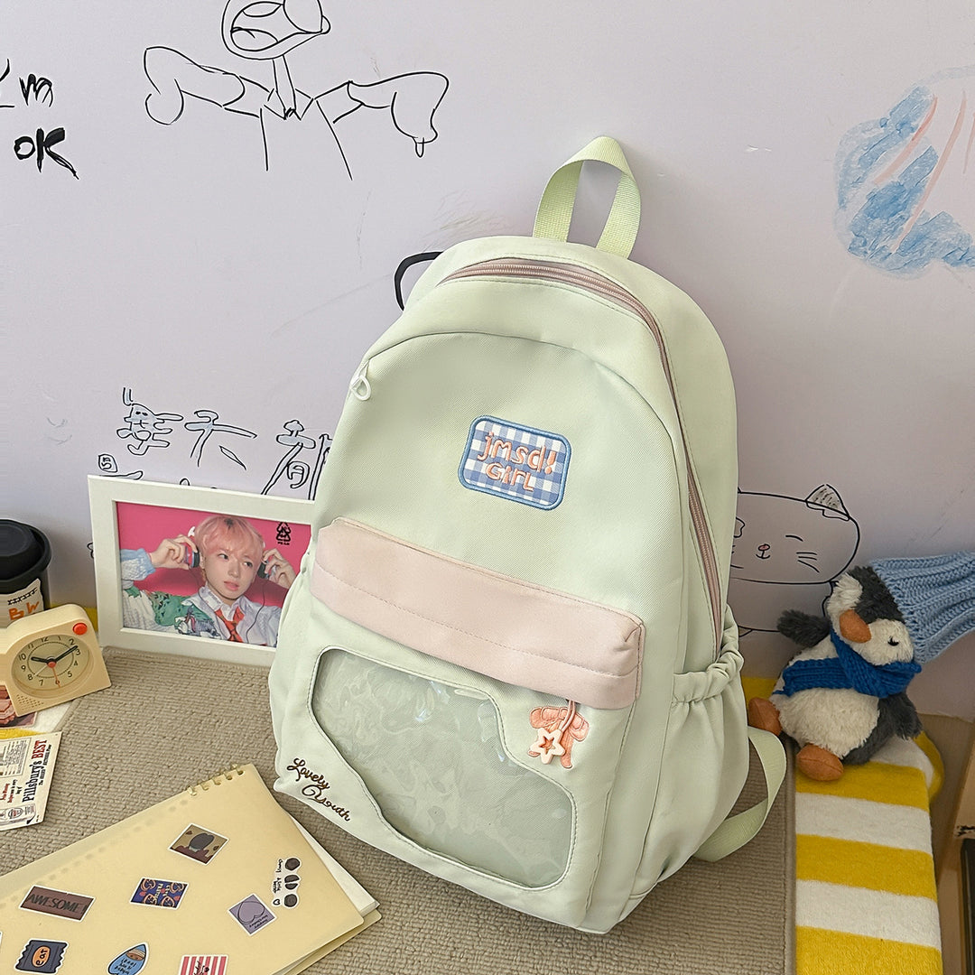 Cute Cartoon-Embellished Mini Backpack Stornfield