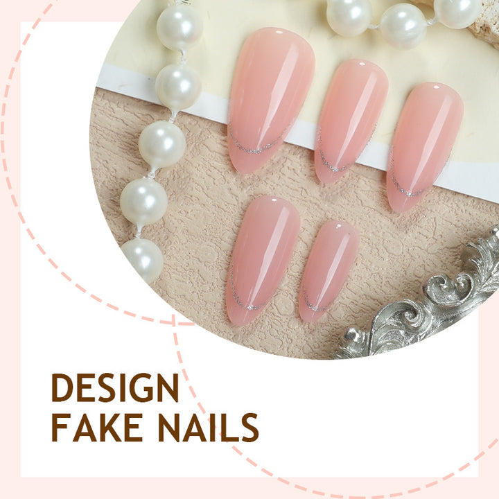 Artificial nail set with natural look and flexible fit Stornfield