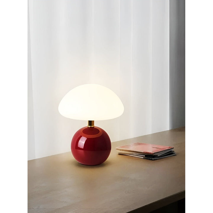 CreamyShine Lamp - Cozy Mushroom Nightstand Lamp | Stornfield