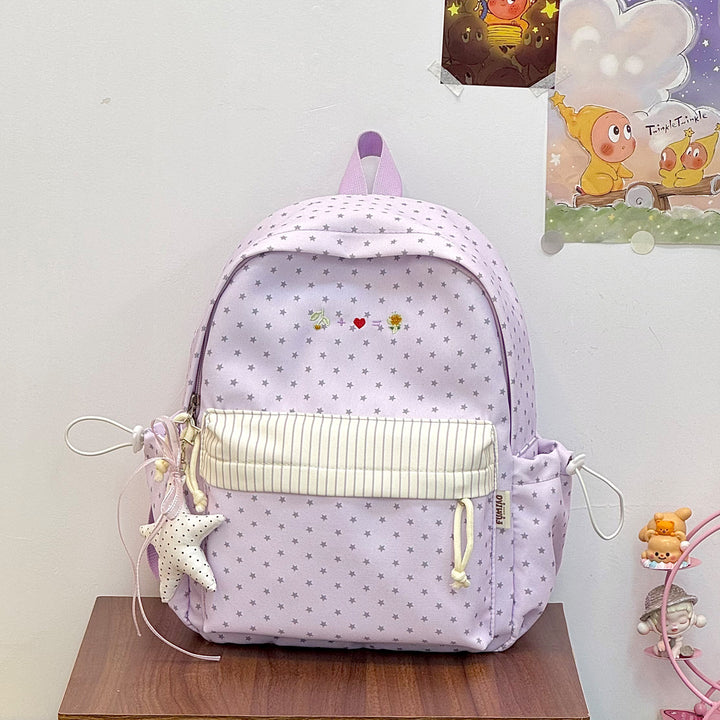 Casual Star-Printed Backpack Stornfield